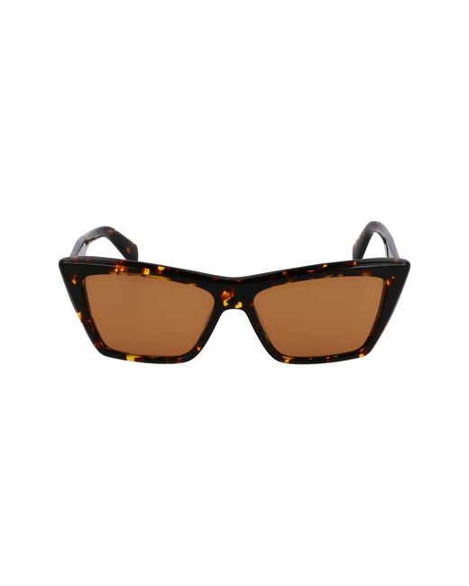 Liu Jo Black Lj802S 244 Sunglasses Acetate Marrone Squared Normal