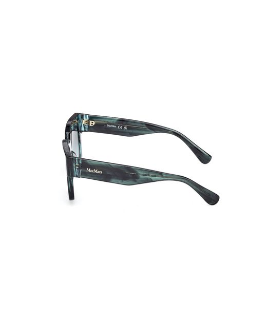 Max Mara Black Mm0145 Glimpse-7 98P Sunglasses Acetate Round Normal
