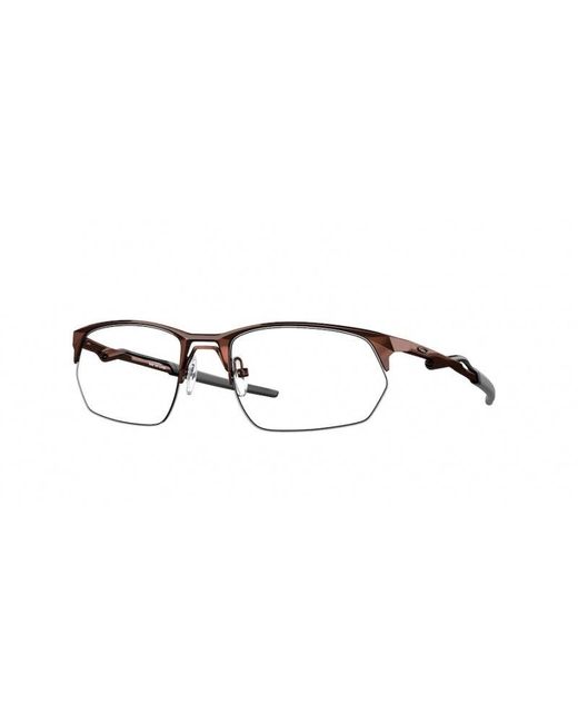 Oakley Black Ox5152 Wire Tap 2.0 Rx 515205 Optical Frames Titanium Squared for men