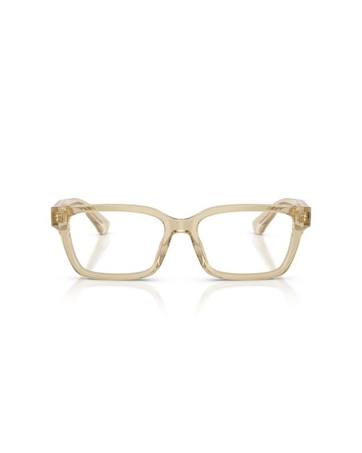 Burberry Black Be2453 4226 Optical Frames Acetate Transparent Squared Normal for men