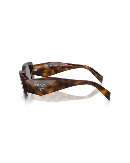 Prada Black Pr 17Ws 20D50Q Sunglasses Acetate Squared Normal