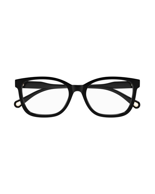 Chloé Black Ch0276Oa 001 Optical Frames Acetate Transparent Squared