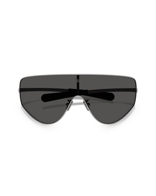 Moncler Black Me4011T Tanium 101687 Sunglasses Titanium Pilot Normal