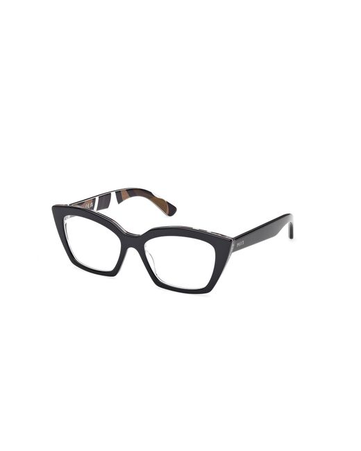 Emilio Pucci Black Ep5274 005 Optical Frames Acetate Squared Normal
