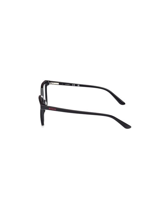 Guess Black Gu50165 001 Optical Frames Acetate Squared Normal