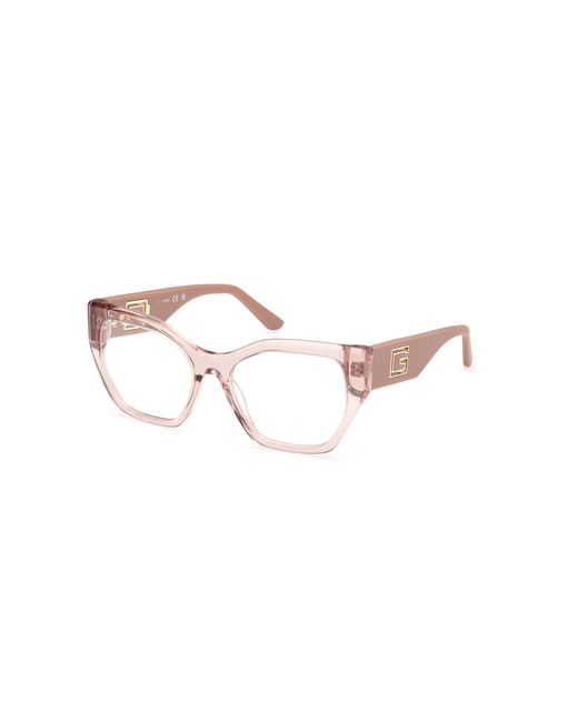 Guess Black Gu50357 072 Optical Frames Acetate Geometric Normal