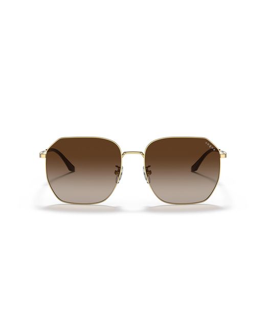 Vogue Eyewear Black Vo4215Sd 280/13 Sunglasses Metal Geometric Normal Shaded