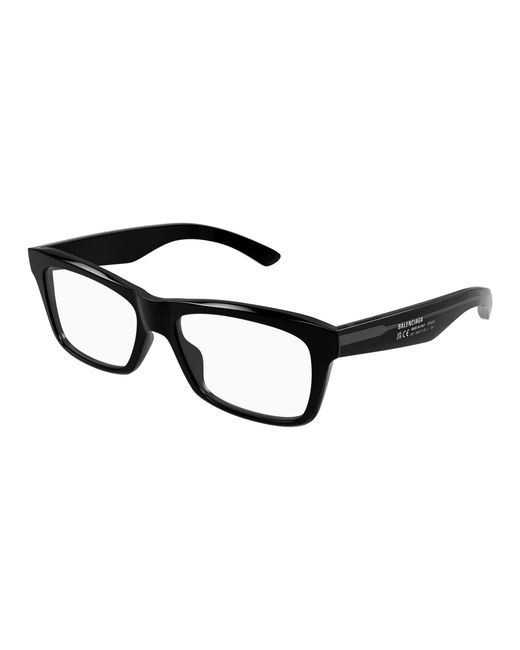 Balenciaga Black Bb0427O 001 Optical Frames Acetate Transparent Squared for men