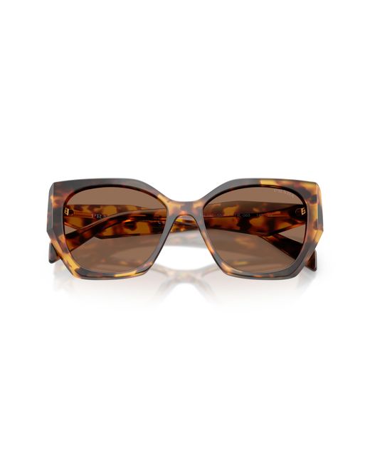 Prada Black Pr 19Zs 14L06B Sunglasses Acetate Pillow Normal