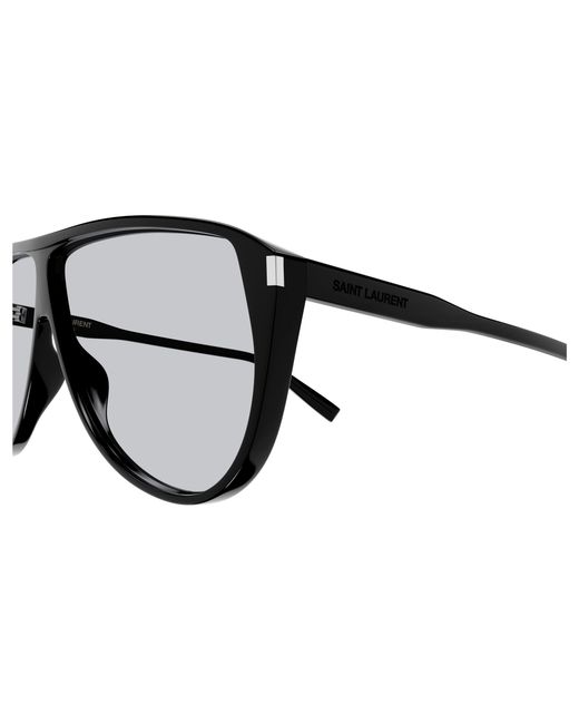 Saint Laurent Black Sl 731 Gaspar 001 Sunglasses Acetate Pilot for men