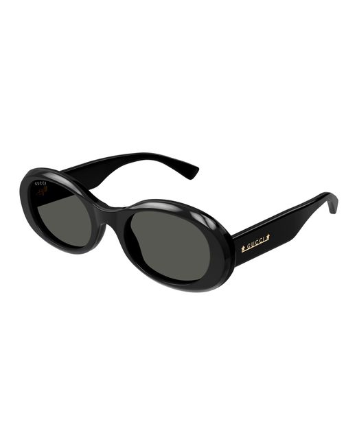 Gucci Black Gg1587S 001 Sunglasses Acetate Round