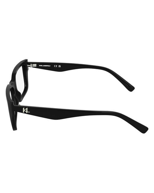 Karl Lagerfeld Black Kl6212 001 Optical Frames Bio-Inject Squared Normal