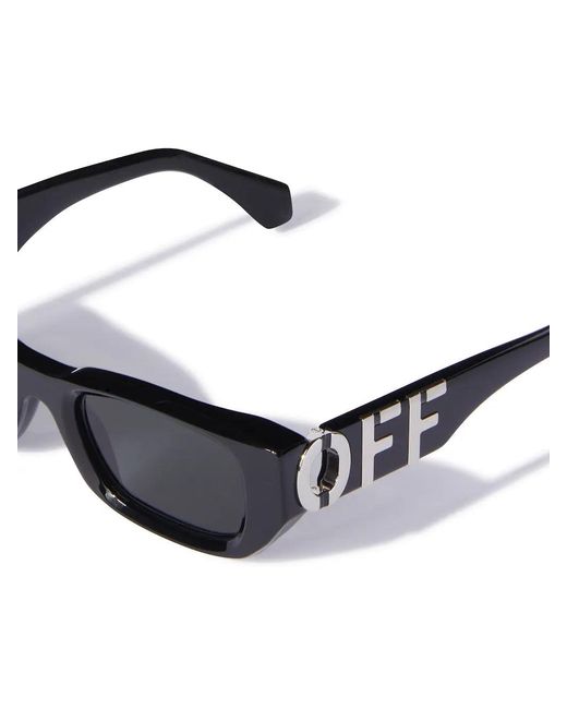 Off-White c/o Virgil Abloh Black Oeri124 Fillmore 1007 Dark Sunglasses Acetate Squared Normal