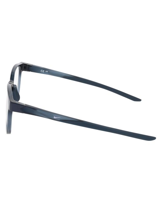 Nike Black 7407 309 Optical Frames Bio-Injected Round Normal