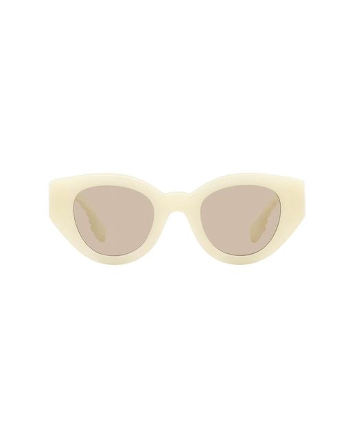 Burberry White Be4390 Meadow 406793 Sunglasses Acetate Pantos Normal