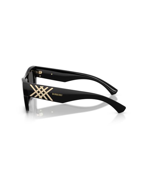 Burberry Black Be4490U 300187 Sunglasses Injected Squared Normal