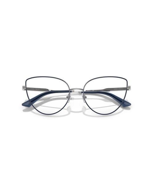 Jimmy Choo Black Jc2008 3021 Optical Frames Steel Cat Eye Normal