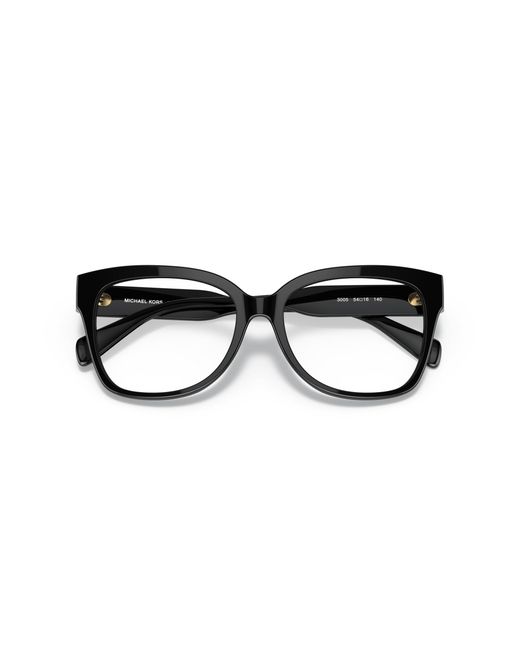 Michael Kors Black Mk4091 Palawan 3005 Optical Frames Acetate Transparent Squared Normal