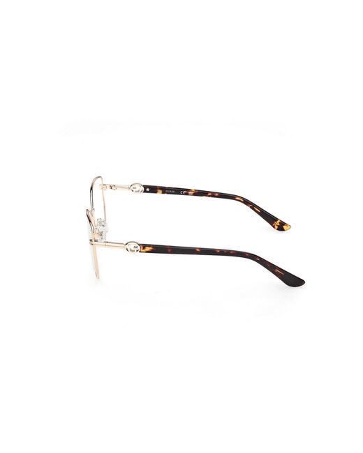 Guess Black Gu50312 032 Optical Frames Metal Geometric Normal