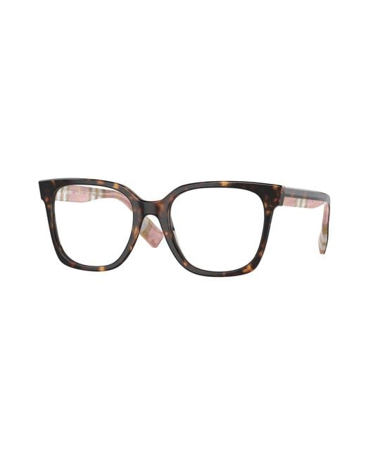 Burberry Black Be2347 L4075 Optical Frames Acetate Transparent Squared Normal
