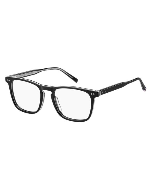 Tommy Hilfiger Black Th 2069 Qfu Optical Frames Bio-Cecid Squared for men