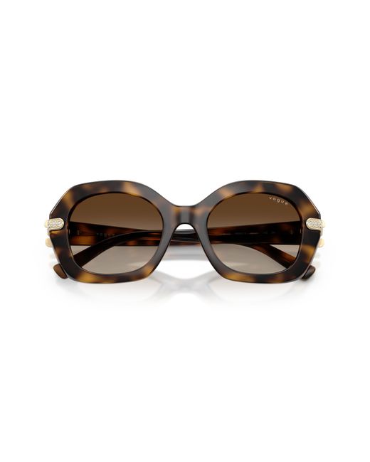 Vogue Eyewear Black Vo5706Sb W65613 Sunglasses Nylon Geometric Normal Nuanced