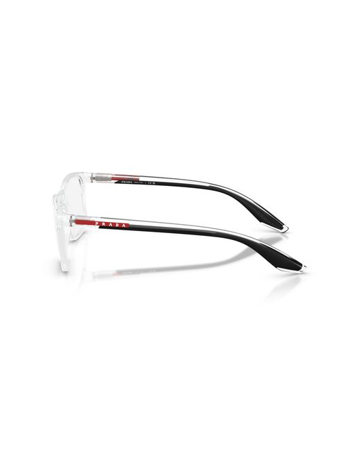 Prada Linea Rossa Black Ps 08Rv 2Az1O1 Optical Frames Injected Pillow Normal for men