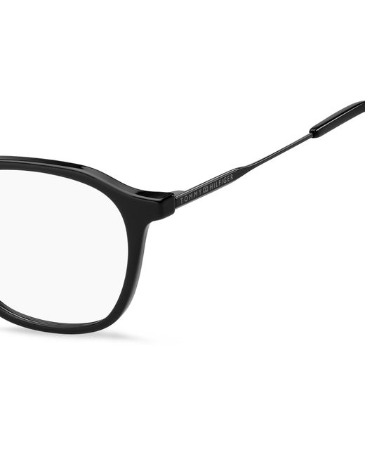 Tommy Hilfiger Black Th 2362/F 807 Optical Frames Polyamide Squared Normal for men