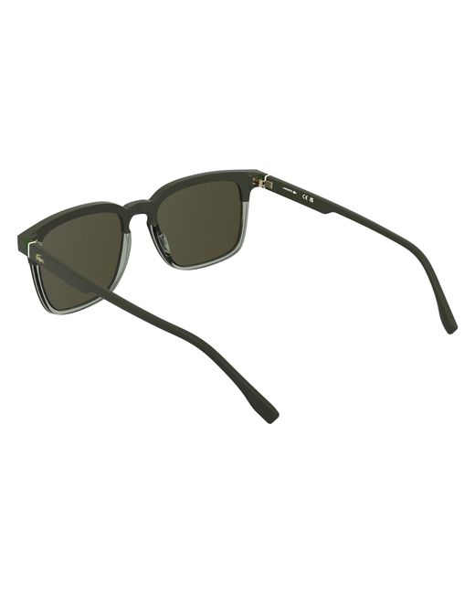 Lacoste Black L6074S 202 Sunglasses Bio-Injected Squared Normal for men