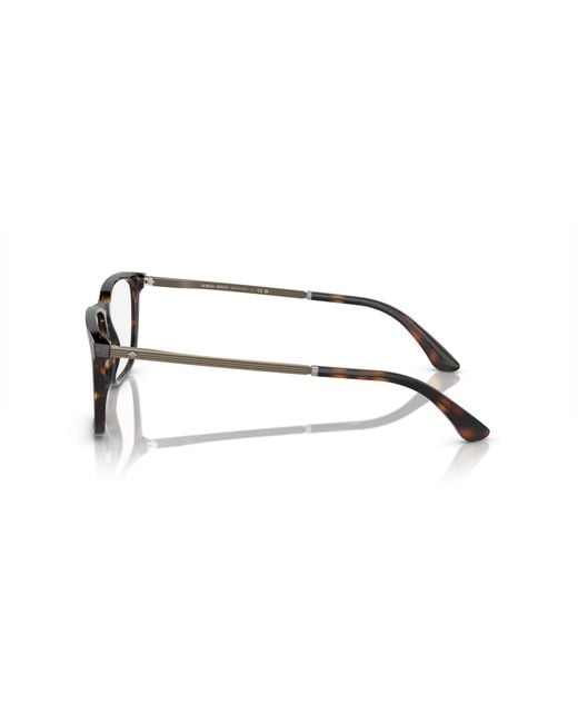 Giorgio Armani Black Ar7249 5026 Optical Frames Acetate Transparent Squared Normal for men