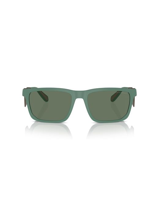 Emporio Armani Green Ea4219 610276 Sunglasses Injected Squared Normal for men
