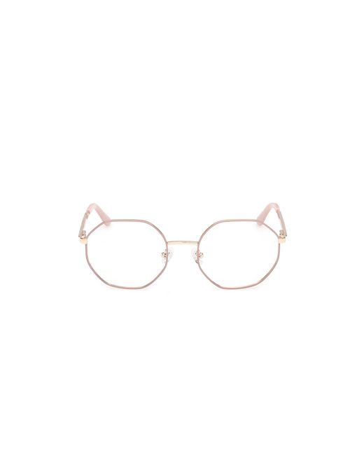 Guess Black Gu50363 073 Optical Frames Metal Geometric Normal