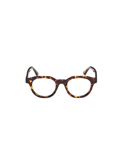 Web Black We5461 055 Optical Frames Acetate Round Normal for men