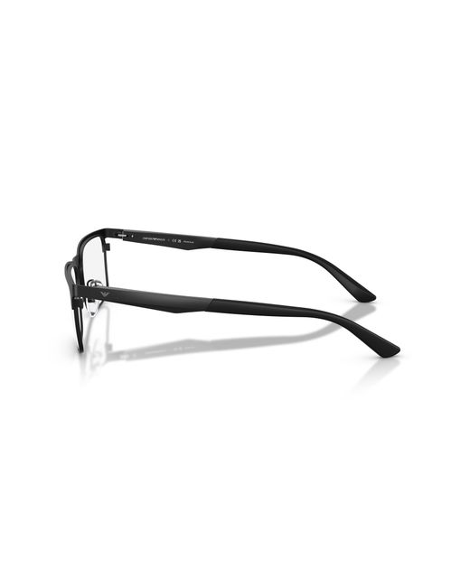Emporio Armani Black Ea1183 3001 Optical Frames Metal Transparent Squared Normal for men