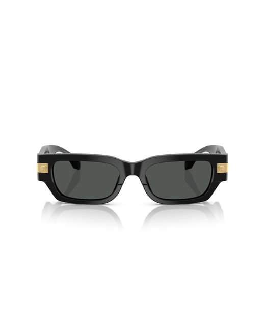 Versace Black Ve4465 Gb1/87 Sunglasses Acetate Squared Normal for men