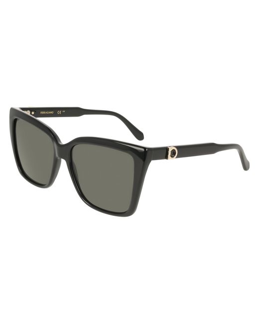 Ferragamo Black Sf2085Se 001 Sunglasses Acetate Squared Normal