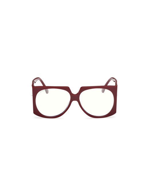 Max Mara Black Mm5181-B 069 Optical Frames Acetate Round Normal