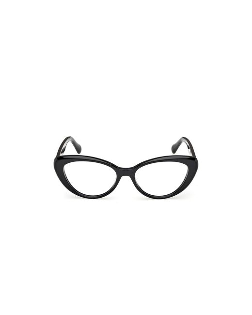 MAX&Co. Black Mo5188 001 Optical Frames Acetate Cat Eye Normal