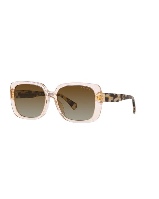 Ralph Lauren Black Ra5298U 6072T5 Sunglasses Acetate Squared Polarized Shaded