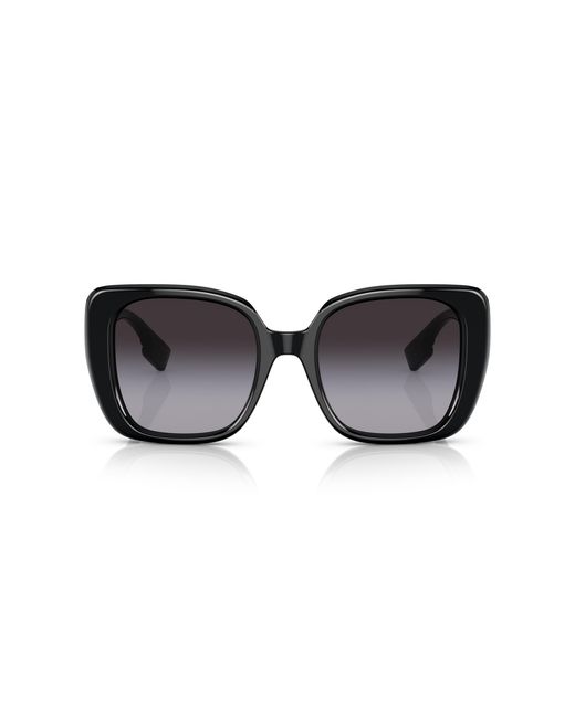 Burberry Black Be4371 Helena 30018G Sunglasses Acetate Squared Normal Shaded