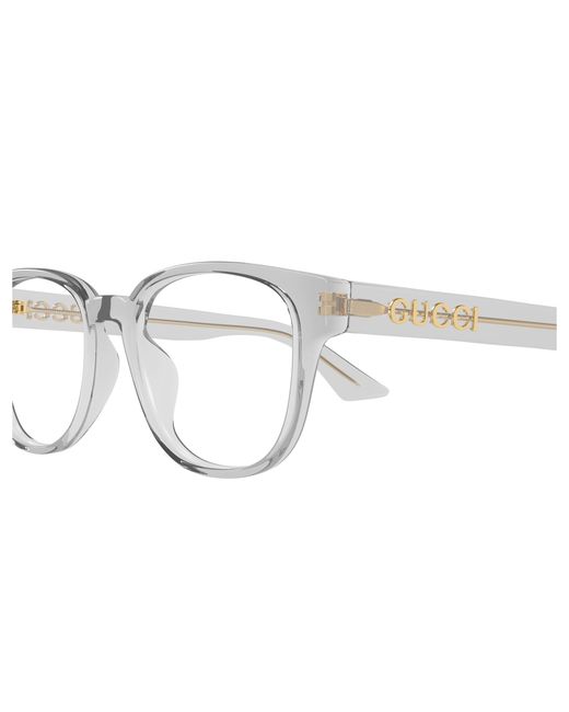 Gucci Black Gg1746Oa 003 Optical Frames Acetate Transparent Round
