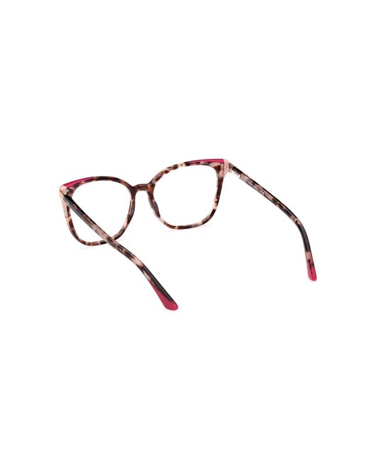 Guess Black Gm0390 074 Optical Frames Acetate Cat Eye Normal