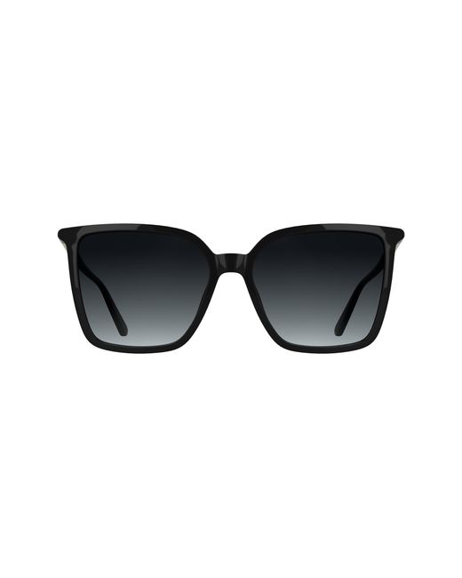 Calvin Klein Black Ck26502S 001 Sunglasses Bio-Injected Smoke Butterfly Normal