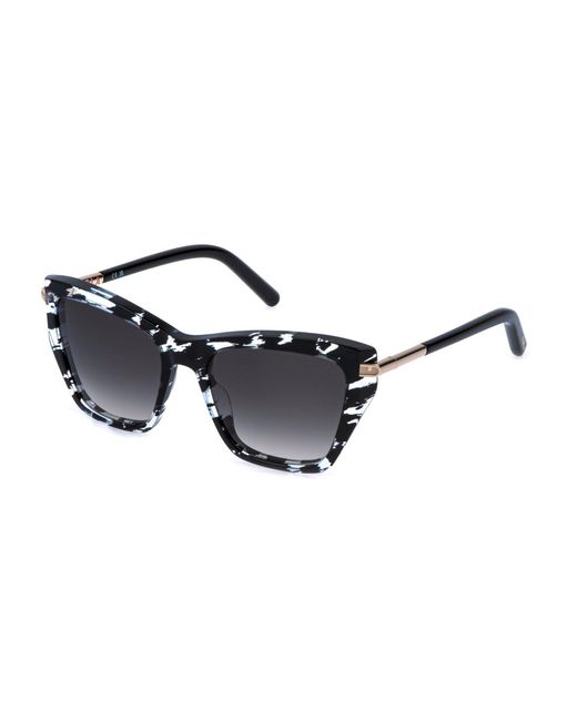 Furla Black Sfu983 01En Sunglasses Acetate Smoke Butterfly Normal Nuanced