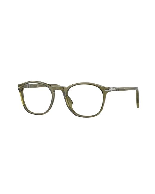 Persol Black Po3007V 1142 Optical Frames Acetate Transparent Squared Normal for men