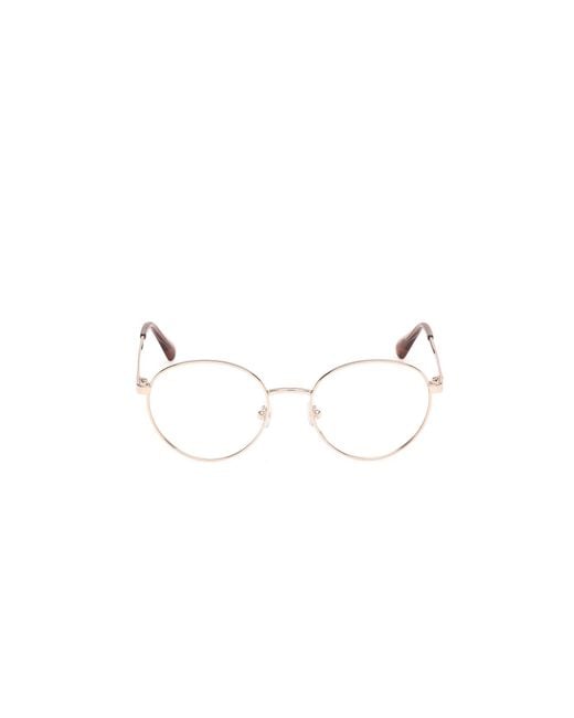 MAX&Co. Black Mo5230 28 Optical Frames Metal Round Normal