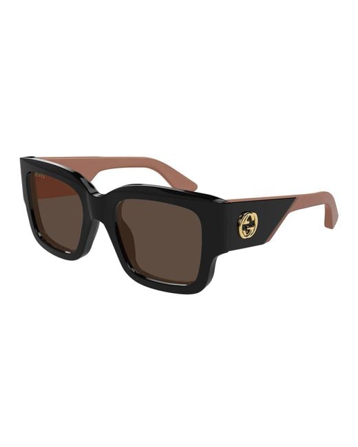 Gucci Black Gg1663S 004 Sunglasses Acetate Squared