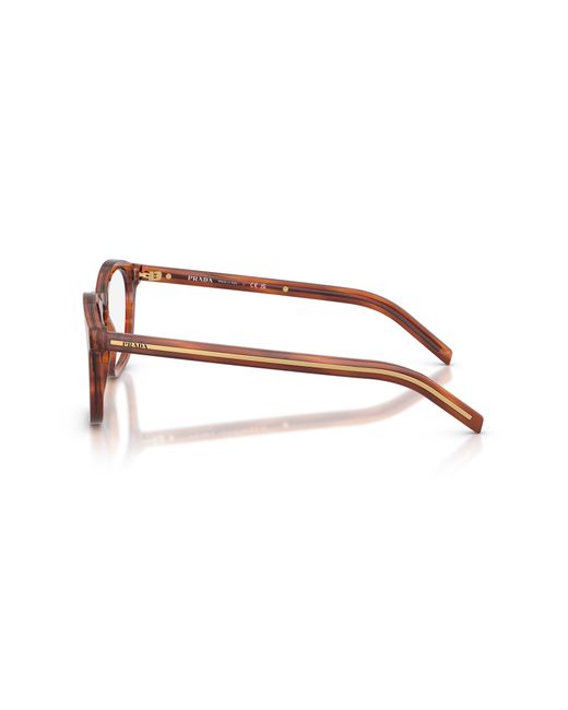 Prada Black Pr C04V 27F1O1 Optical Frames Acetate Pillow Normal for men
