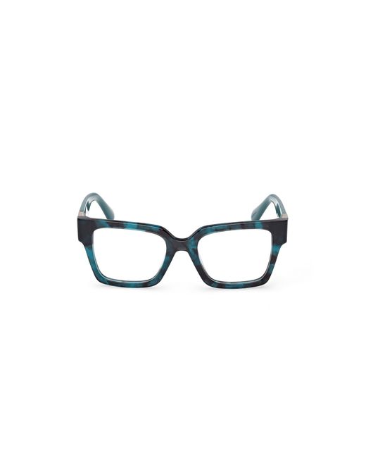 MAX&Co. Black Mo5175 55A Optical Frames Acetate Squared Normal
