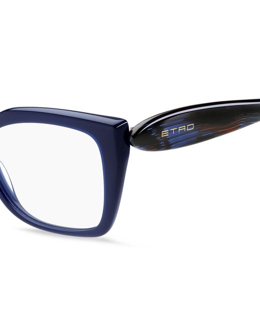 Etro Black 0087 Pjp Optical Frames Acetate Squared Normal